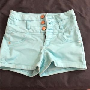 Light blue shorts